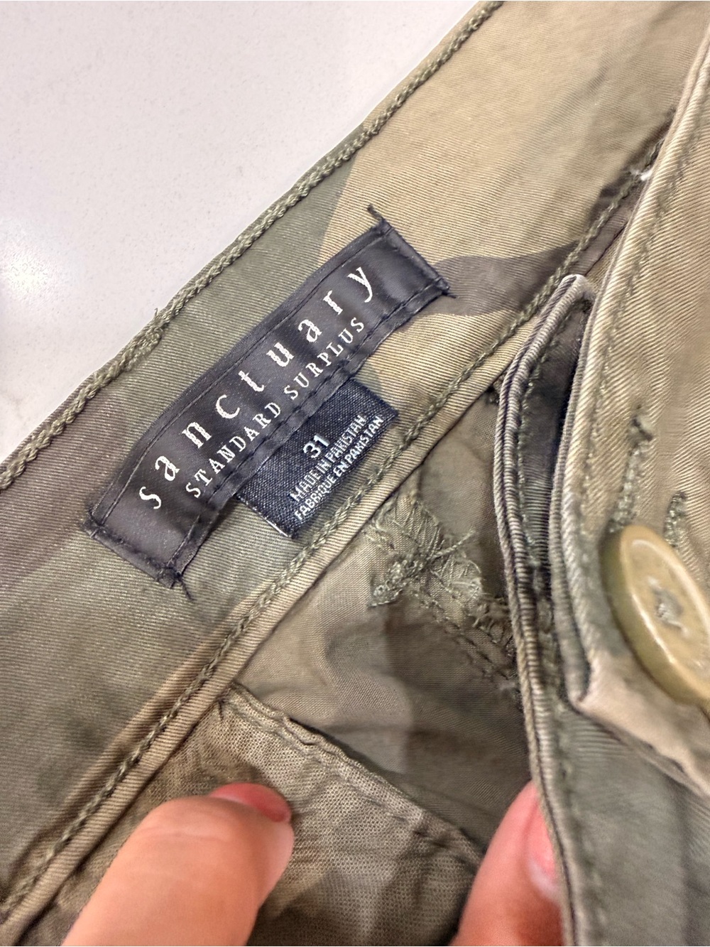 EUC – Sanctuary Rebel Standard Rise Pant Hiker – Camo - Picture 6 of 10